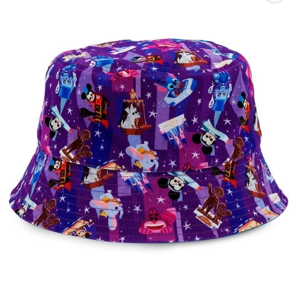 Disney Parks Joey Chou Adult Reversible 2 in 1 Bucket Hat Mickey, Dumbo & Others - Picture 2 of 13